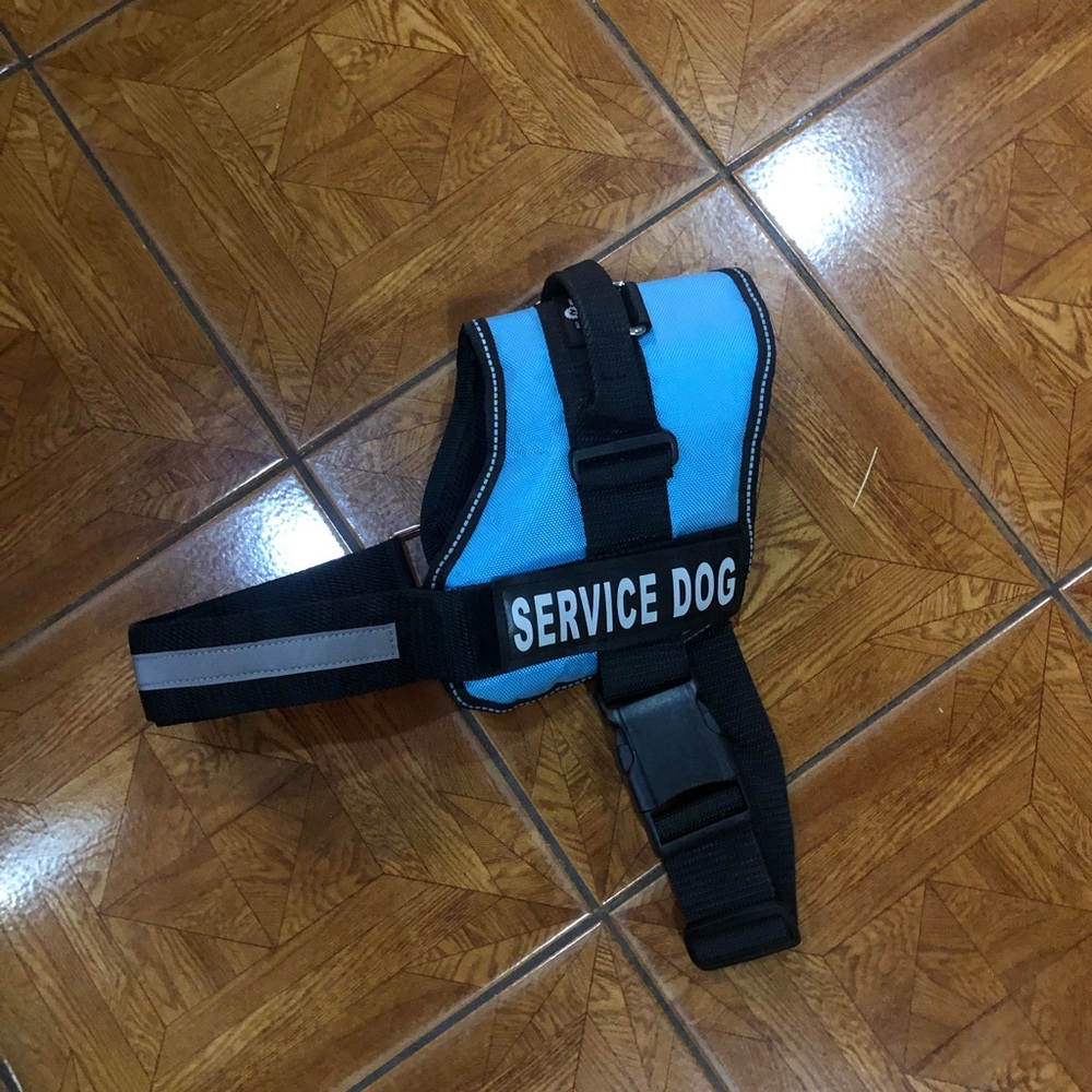 BLUE Service dog Vest